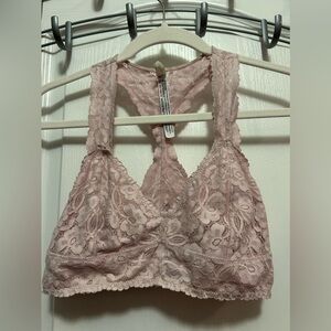 INTIMATELY Free People womens M galloon lace racerback bralette cottagecore boho